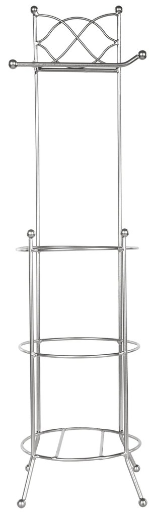 Suport hârtie igienică, metal/argintiu, BRIZO