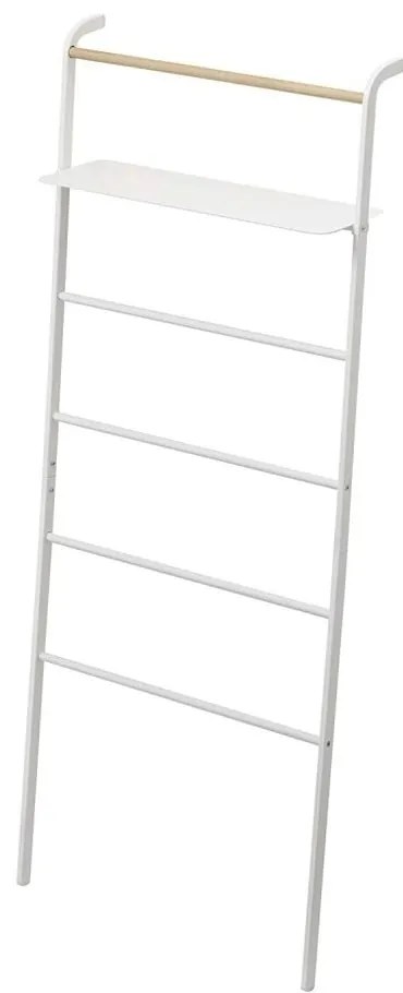 Cuier cu raft YAMAZAKI Tower Ladder, alb