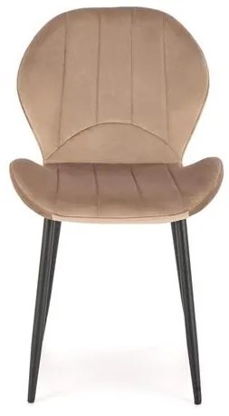 Set 4 scaune K538 velvet bej