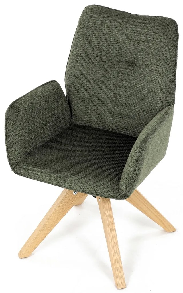 Scaun de sufragerie DCH-C2148 GRN2 cu materialimpermeabil