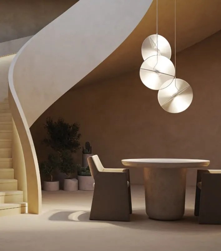 Lustra cu 3 pendule LED design deosebit Reflex