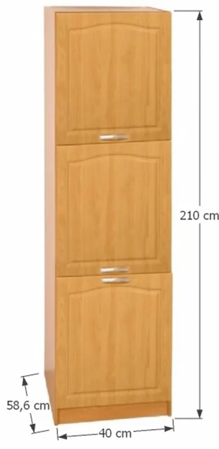 Dulap de bucătărie pentru alimente Lonicera MDF klasik S40/210/57 (D). 788694