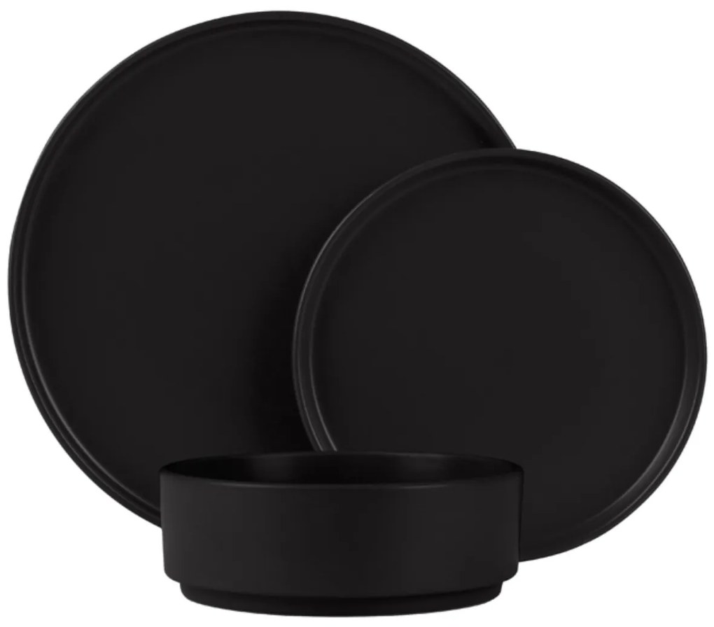 Set farfurii Matte Black Berlinger Haus BH 10009