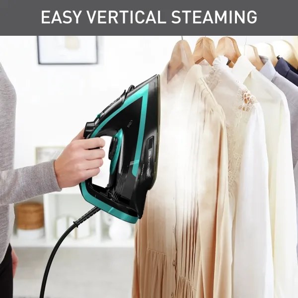 Tefal PUREGLISS fier de călcat cu abur 3000W/230V turcoaz/negru