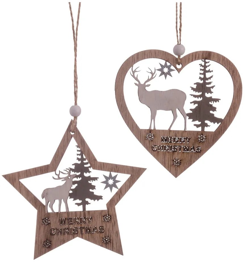 Decorațiuni de Crăciun de agățat în set de 2 bucăți Casa Selección