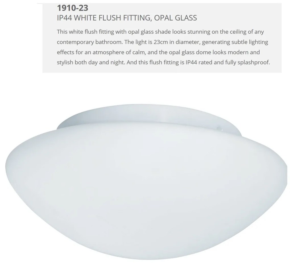 Aplica de perete / tavan pentru baie IP44 Discs 23cm 1910-23 SRT