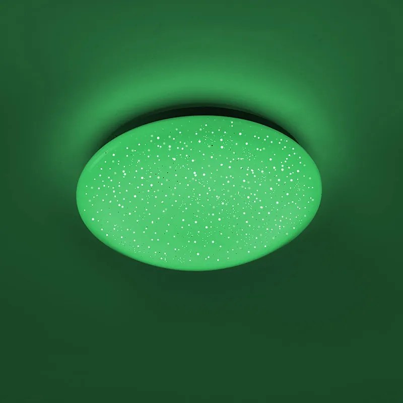 Plafoniera moderna alba cu efect de stea incluzând LED - Bex