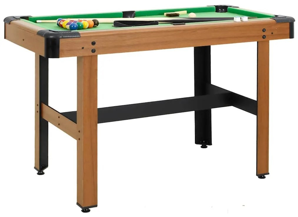 vidaXL Masă de biliard, maro, 122 x 61 x 76 cm