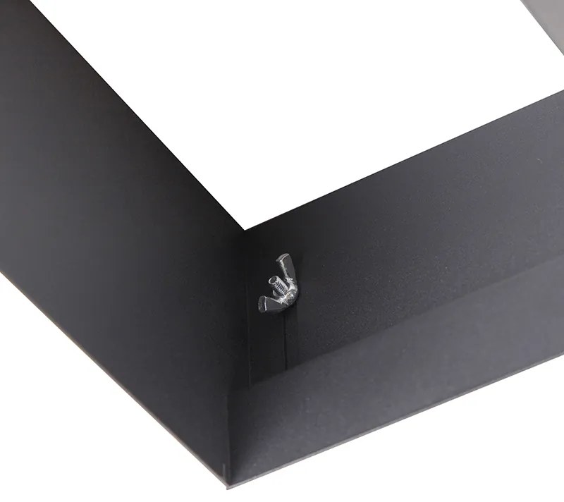 Spot integrat negru GU10 AR111 fara rama 2 lumini - Oneon