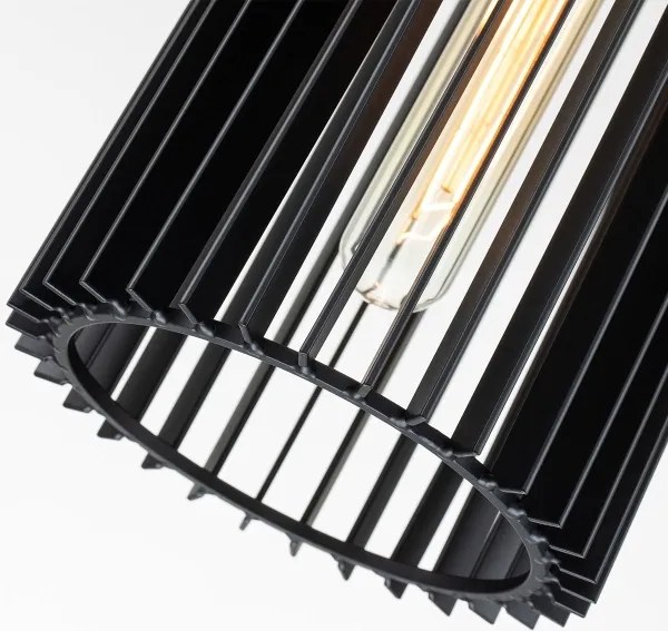 Quintiesse QN-LINARA-P-BK - Lustră pe tijă LINARA 1xE27/60W/230V negru/auriu