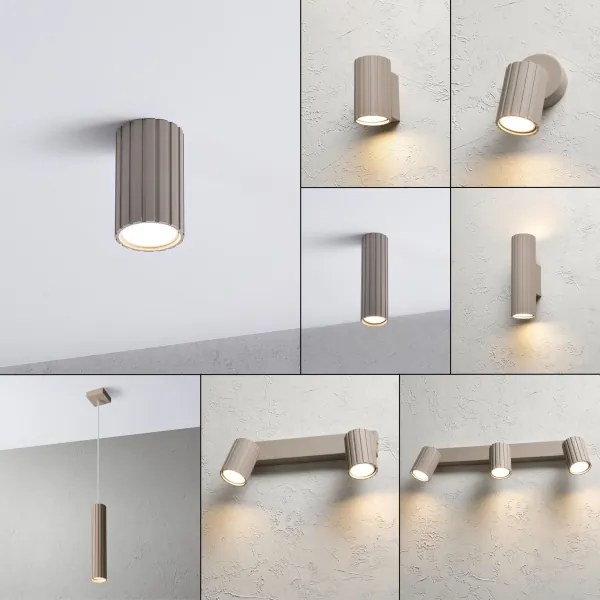 Brilagi - Spot aplicat CRISPINA 1xGU10/10W/230V 10 cm bej