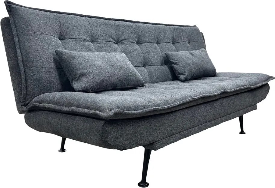 Canapea extensibila, Tesatura gri texturat JAZZ 195cm