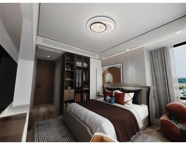 Plafonieră LED dimabilă LED/85W/230V 3000-6500K + telecomandă