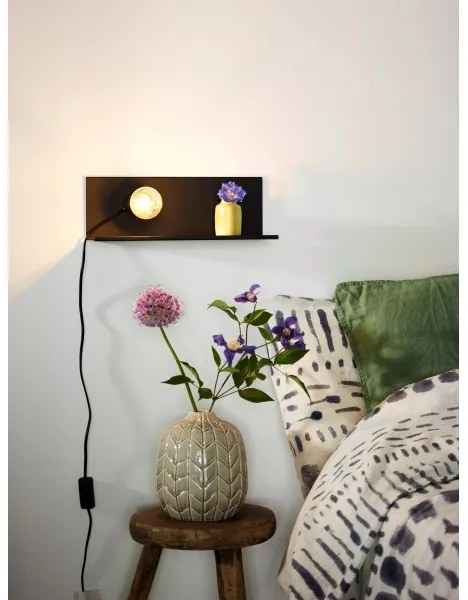 Lucide 06218/01/30 - Aplică perete SEBO 1xE27/40W/230V negru