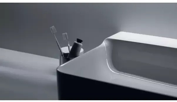 Lavoar suspendat Ideal Standard Atelier Conca 80 cm alb lucios cu orificiu preaplin