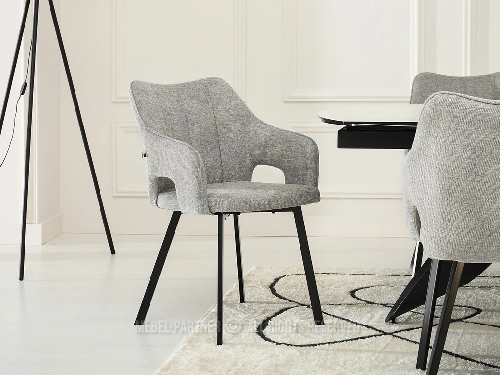 Scaun Carl (gri + negru). 1111024