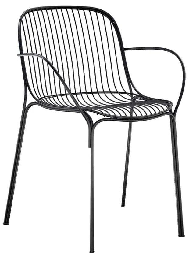 Scaun cu cotiere Hiray, mai multe variante - Kartell Culoare: negru