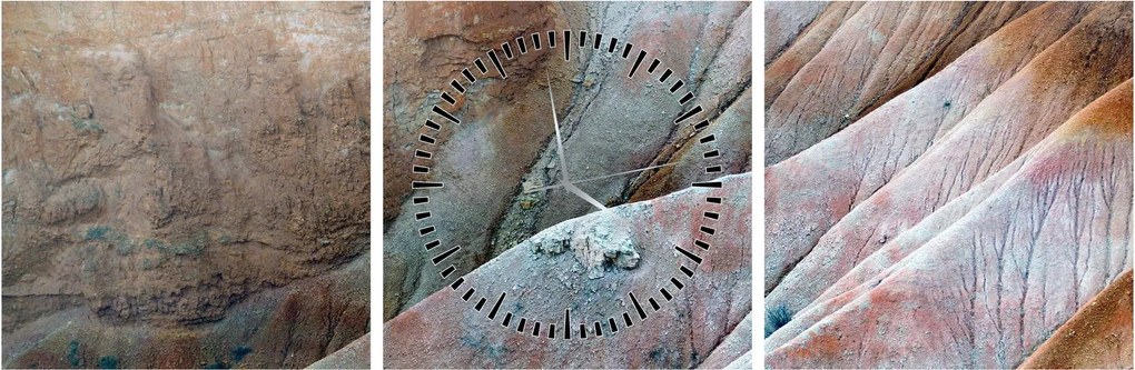 Tablou cu pietre, Brzce Canyon (cu ceas) (90x30 cm)