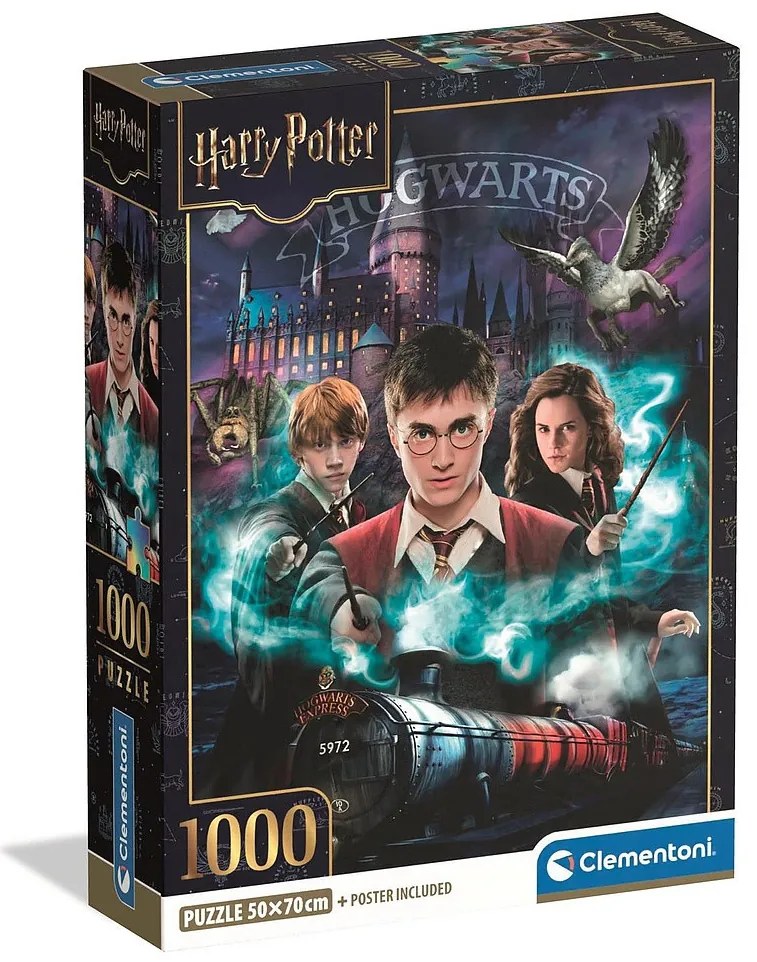 Harry Potter Puzzle Compact de 1000 de piese Clementoni