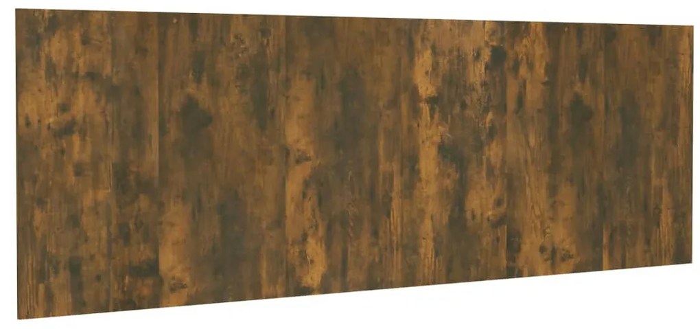 Tablie pat de perete, stejar afumat 240x1,5x80 cm lemn compozit 1, Stejar afumat