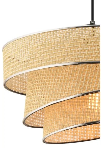 Pendul COUPER pe cablu 1xE27/60W/230V bej/crom lucios