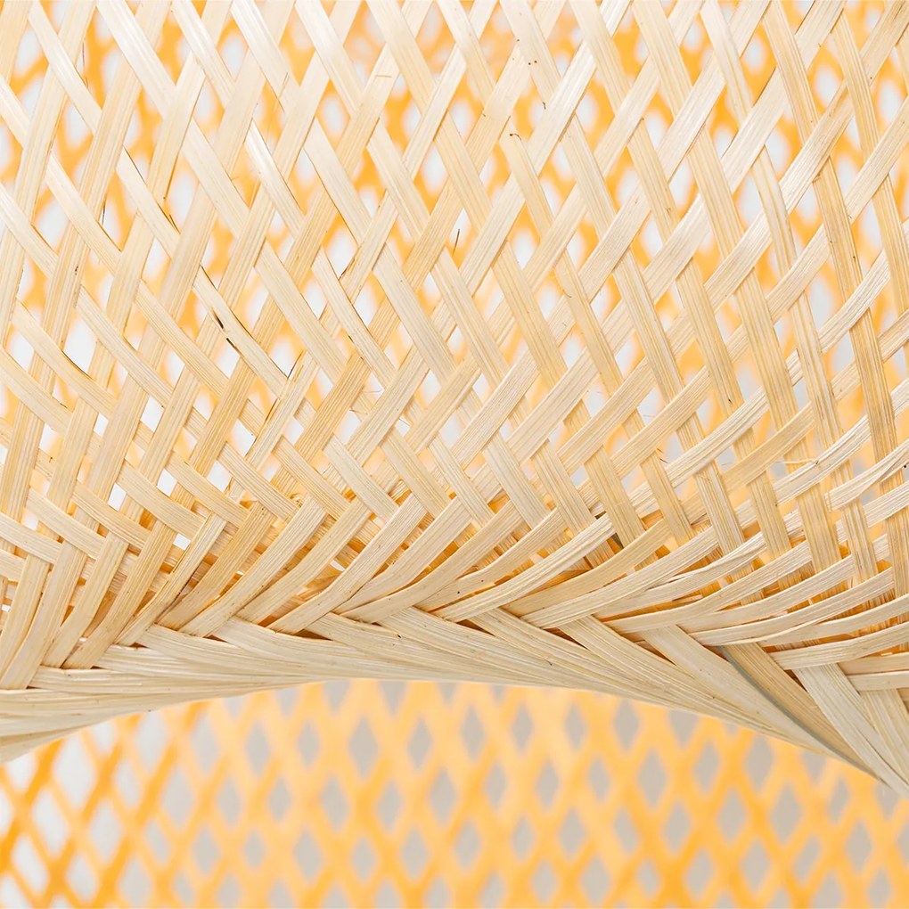 Lampă de podea pentru exterior orientală din bambus IP44 - Rafael