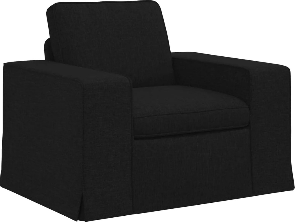 vidaXL Canapea Negru 103 x 80 x 82 cm țesătură