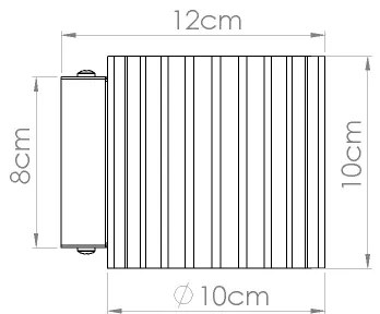 Aplica de perete AURA Sollux SL.1801, 1xG9/10W/230V, portocalie