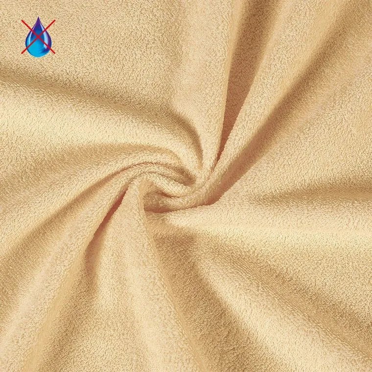 ŠKODÁK Cearceaf impermeabil FROTIR, bej 90 x 200 cm
