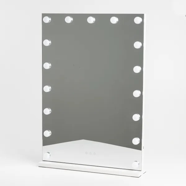 BRILAGI - oglindă LED reglabilă pentru machiaj HOLLYWOOD LED/15W/230V 55x77 cm albă
