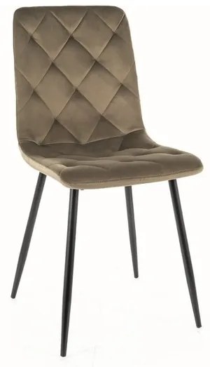 Scaun Jerry velvet olive Blu77
