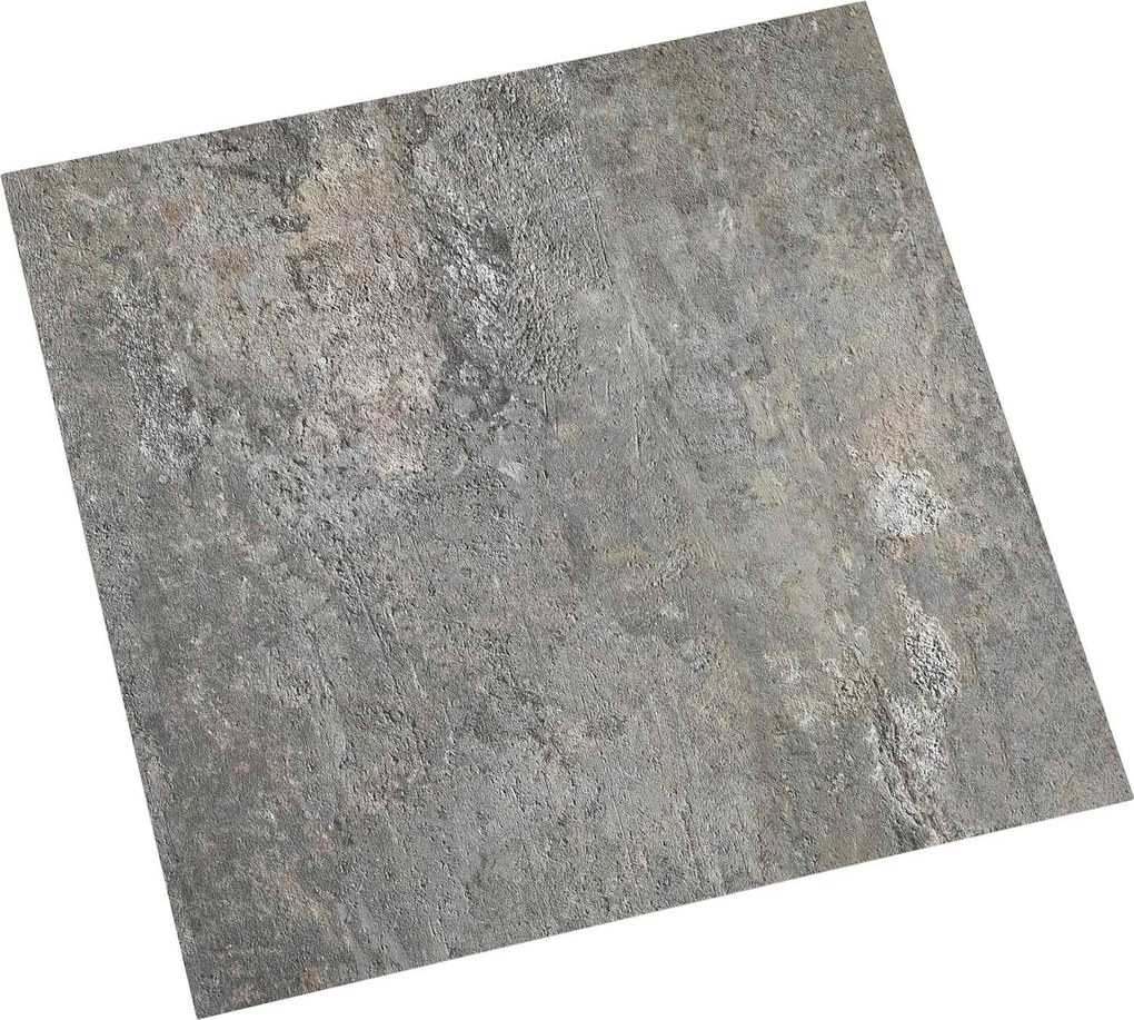 vidaXL Plăci de Pardoseală 55 pcs Gri 5,11 m² PVC