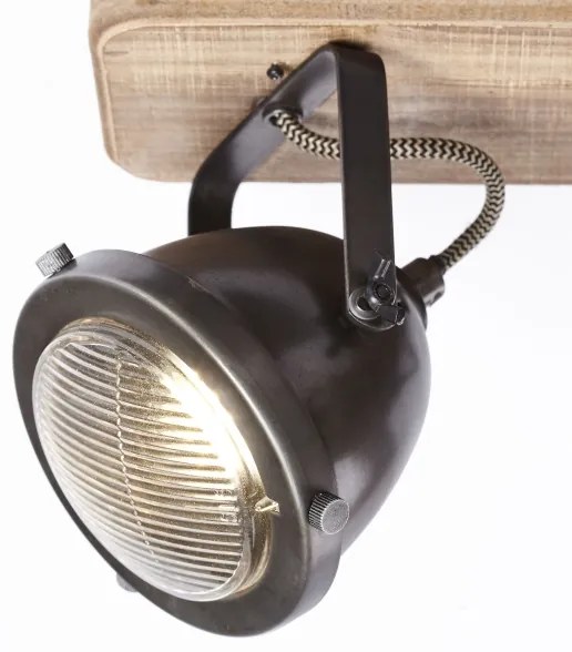 Brilliant - Spot CARMEN WOOD 3xGU10/5W/230V maro