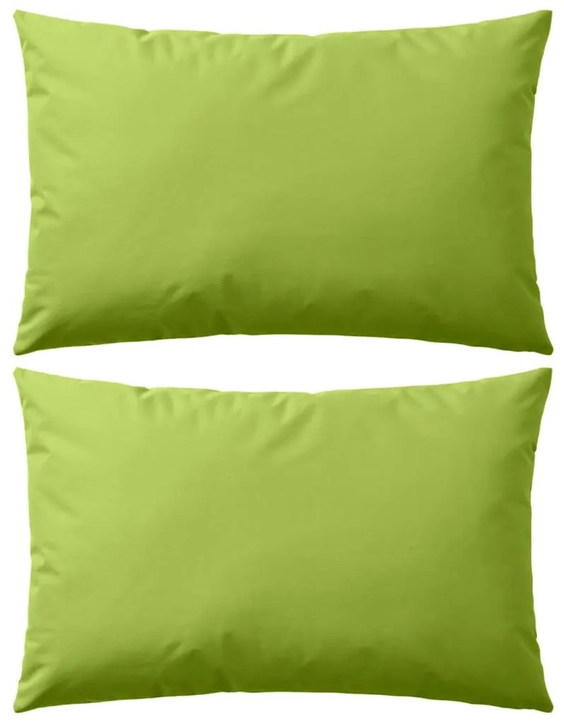 vidaXL Perne de exterior, 2 buc., verde măr, 60 x 40 cm