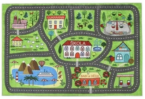 Covor pentru copii Bellatex Track , 100 x 150 cm