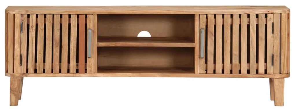 282739 vidaXL Comodă TV, 130 x 30 x 45 cm, lemn masiv de acacia