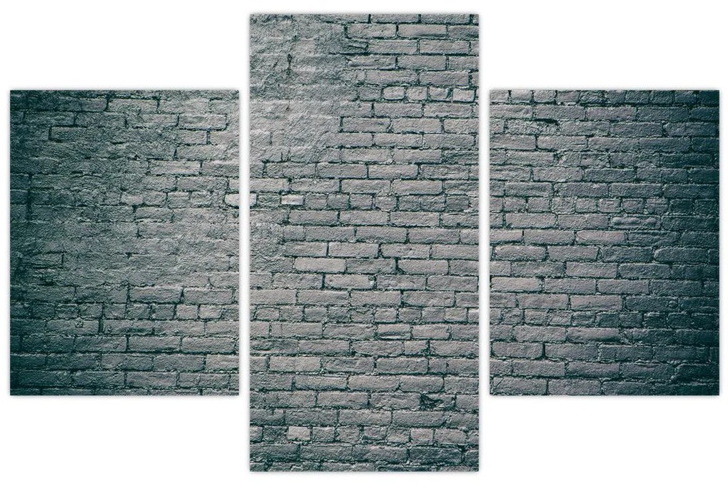 Tabloul cu perete din cărămidă (90x60 cm)