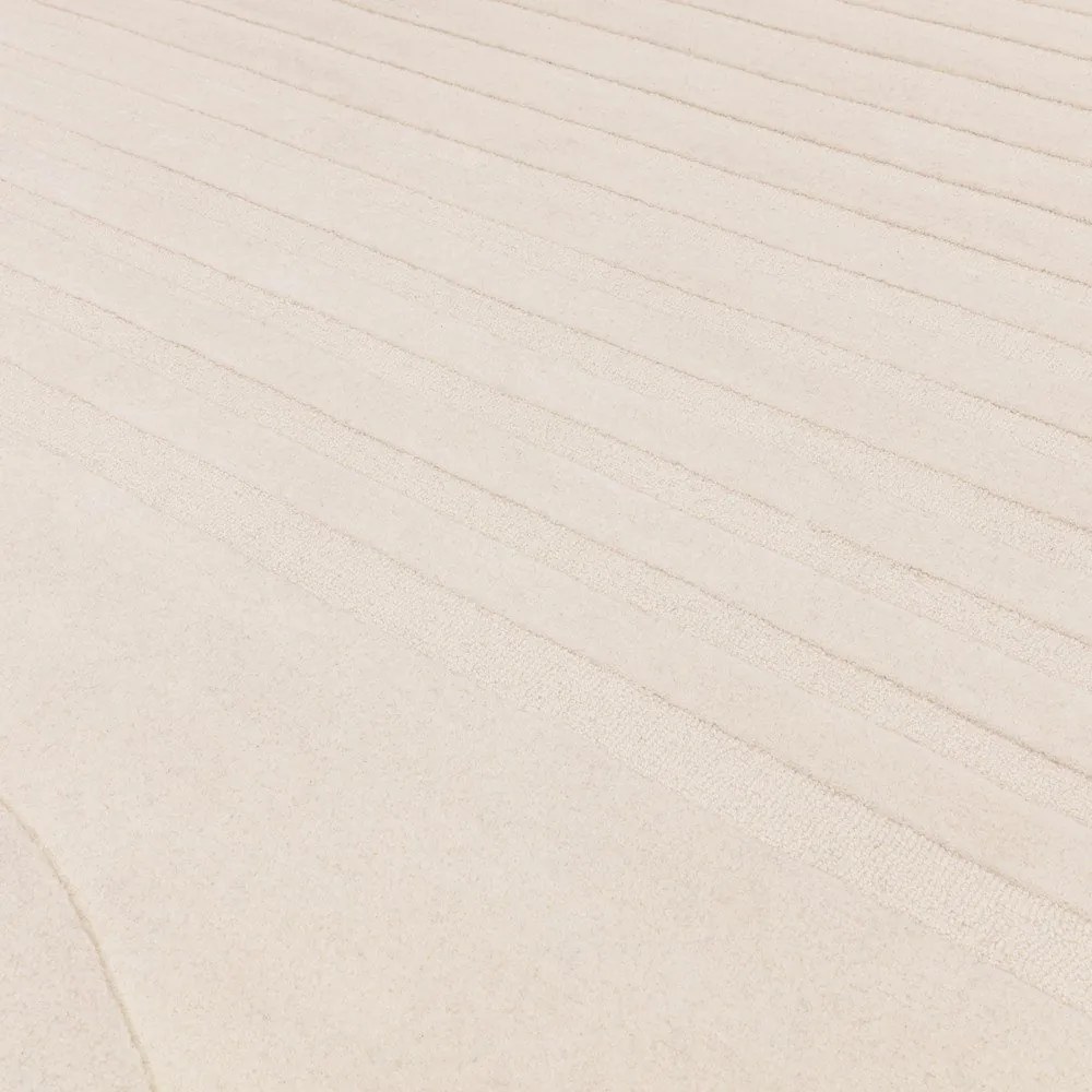 Covor alb din lână 160x230 cm Olsen – Asiatic Carpets