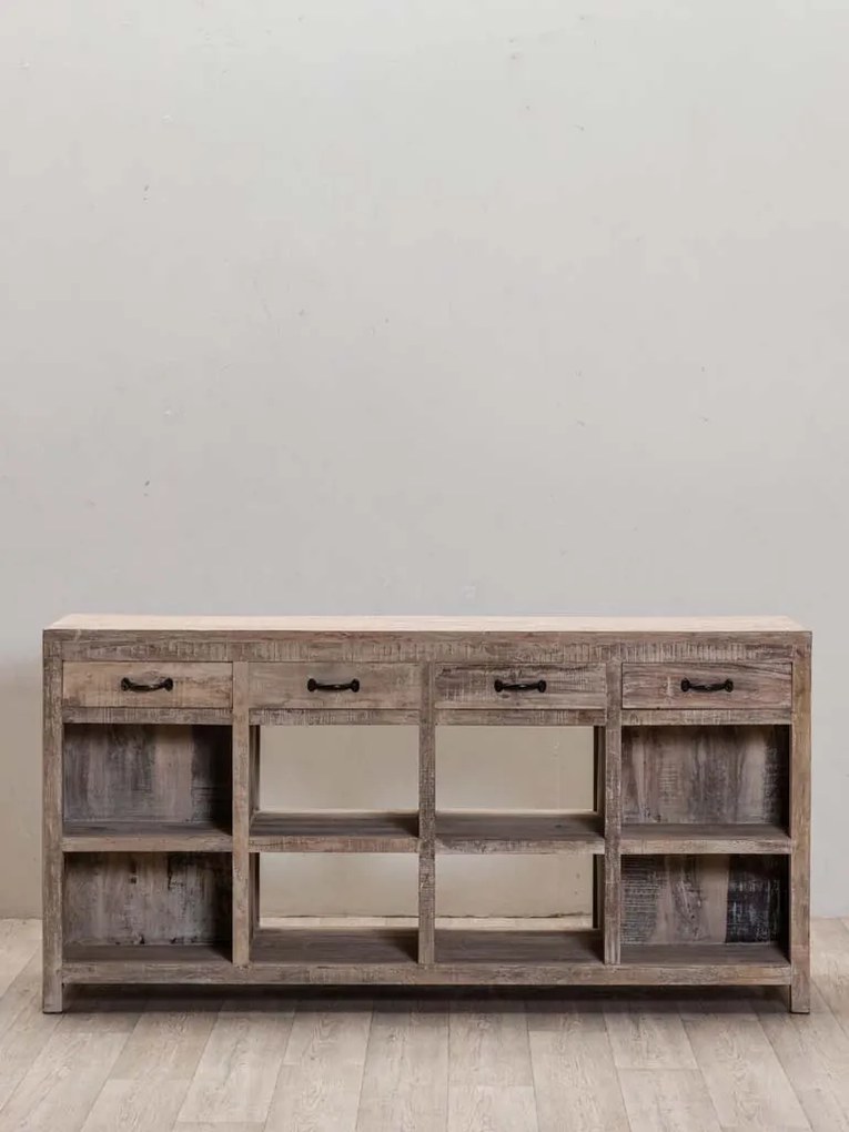 Insula de bucatarie din lemn reciclat, Manufacture