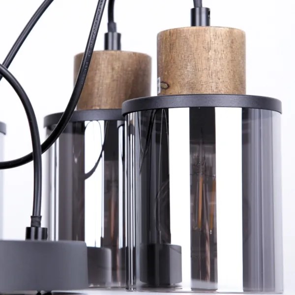 Lustră pe cablu REID 3xE27/15W/230V Globo 15707-3HR