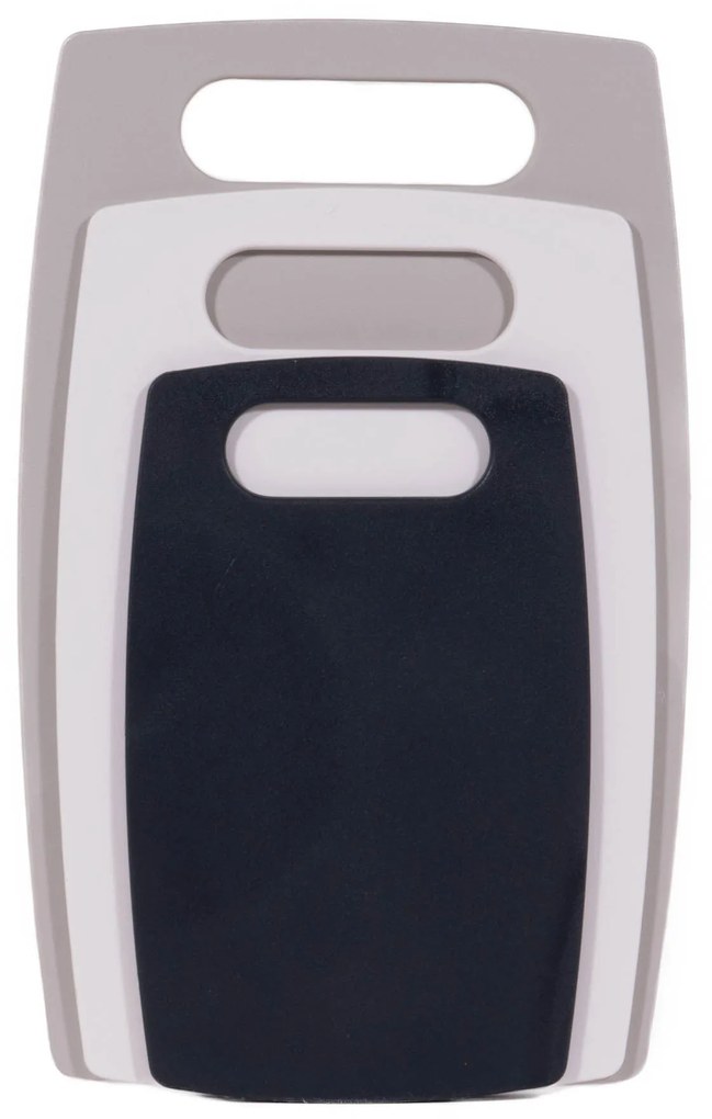 Tocatoare din plastic, set de 3 culori