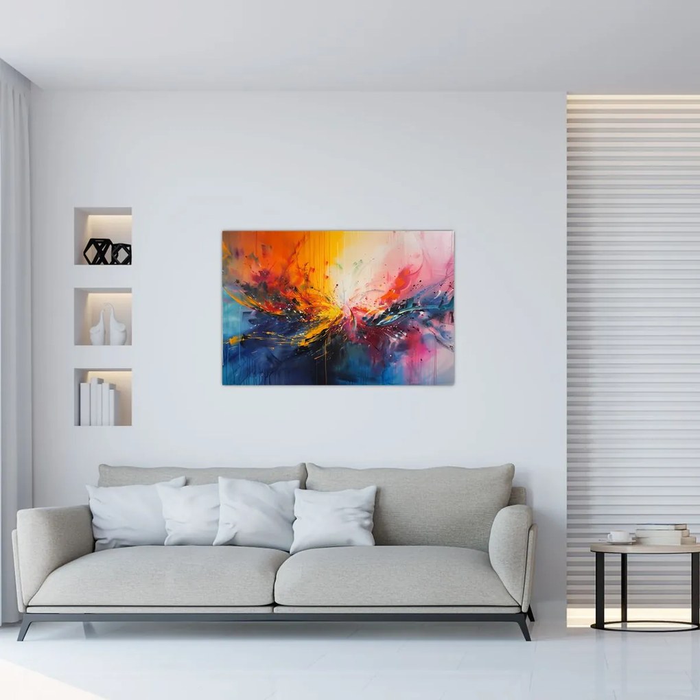 Tablou - Abstracție de culoare (90x60 cm)