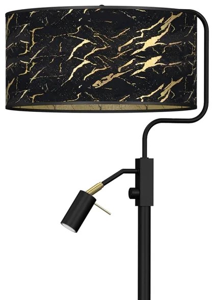 Lampadar SENSO 1xE27/40W/230V + 1xGU10/7W negru