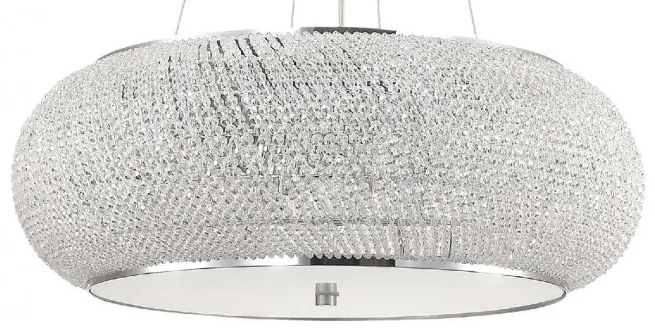 Lustra suspendata design elegant PASHA SP14 CROMO