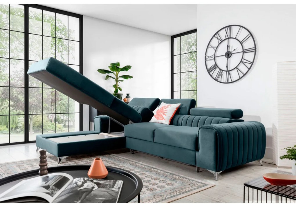 Coltar extensibil Grayson pe stanga Velvetmat 100