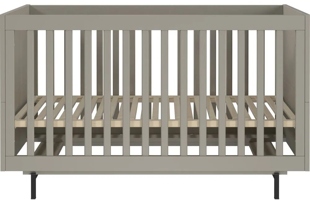 Pat pentru copii gri cu somieră 70x140 cm Tomino – Germania