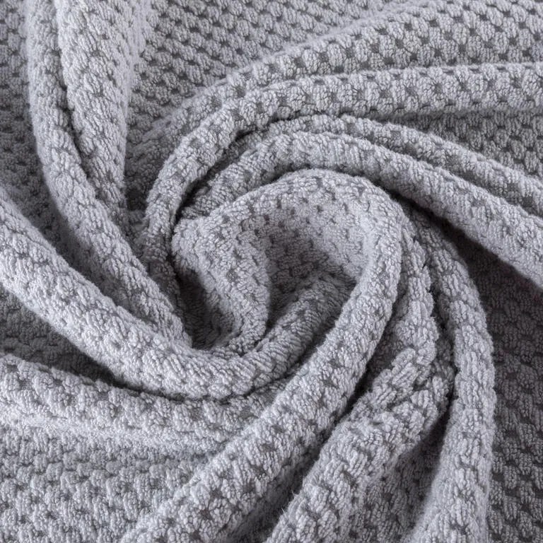 Set de 2 prosoape de baie din frotir MODENA gri 70 x 140 cm