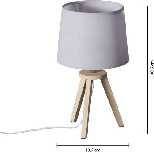 Atmosphera - Lampă de masă TRIPOD 1xE14/40W/230V pin/gri