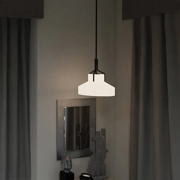 Quoizel QZ-BRECKEN-2P-OZ-ABG - Candelabru BRECKEN 2xE27/60W/230V negru/decor marmură