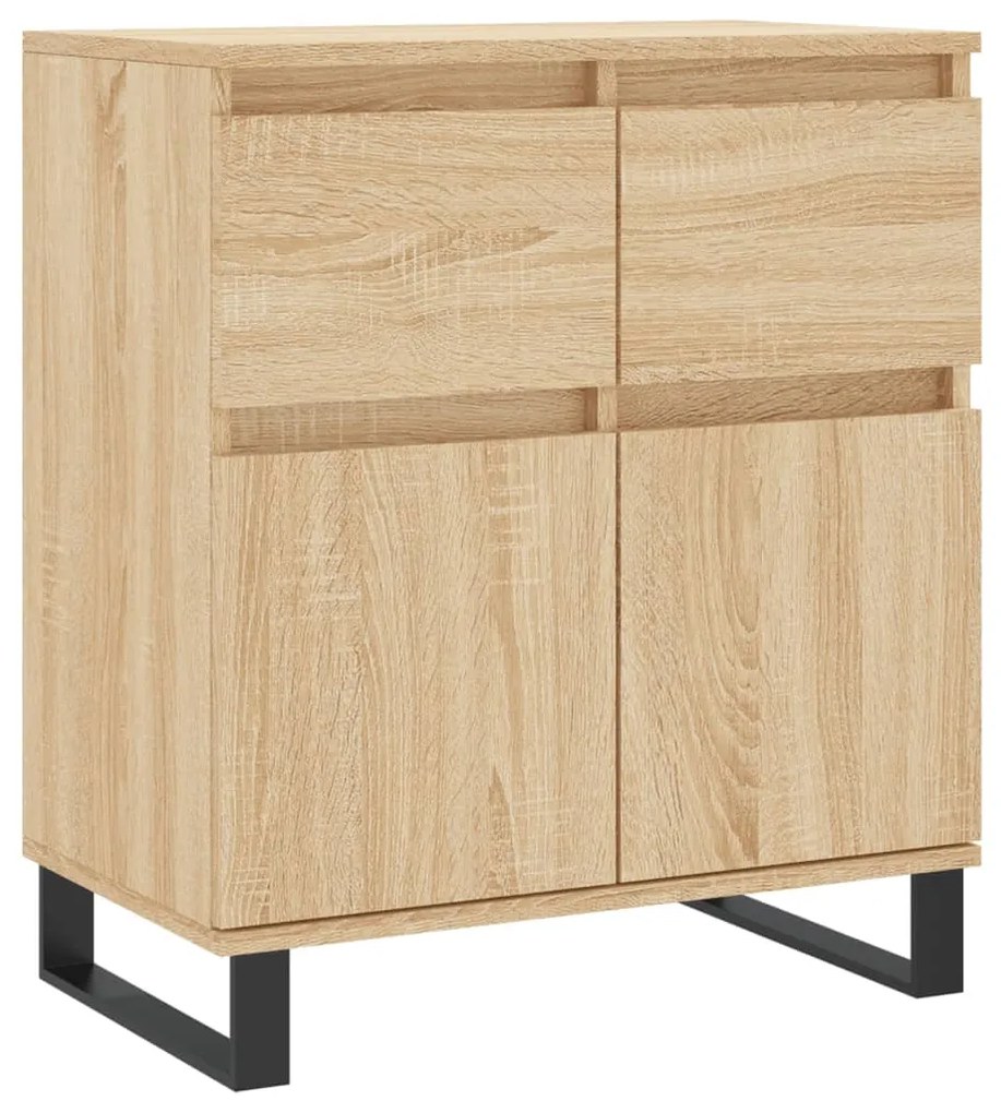 vidaXL Servantă, stejar sonoma, 60x35x70 cm, lemn prelucrat